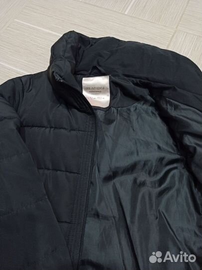 Куртка демисезонная детская утепленная на рост 152