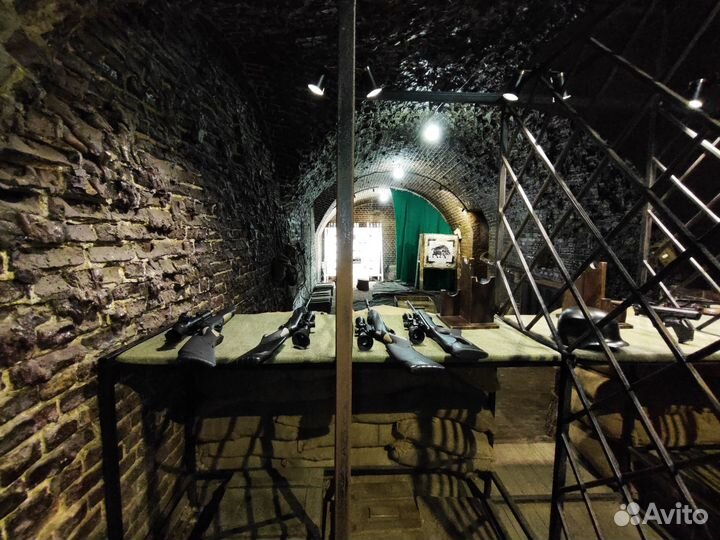 Стрeльба из развлекательной винтовки и лука, тир