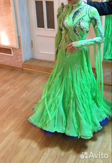 Танцевальное бальное платье стандарт