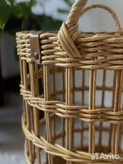 Корзина плетеная ажурная