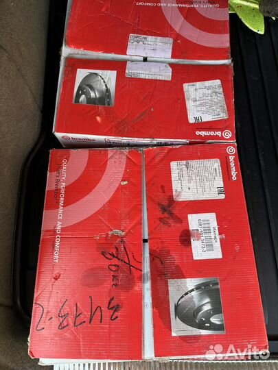 Комплект 345 тормозов на vag