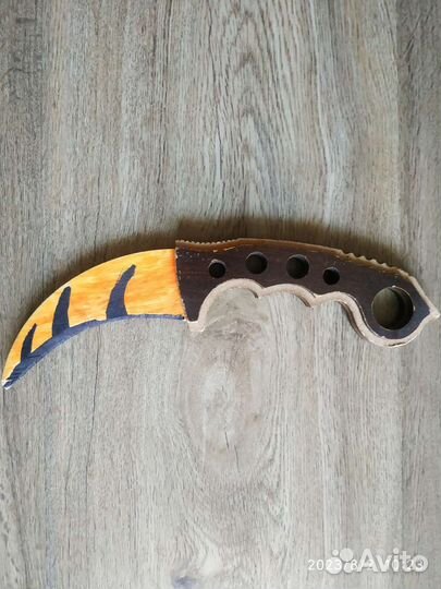 Керамбит,скин Tiger самодельный