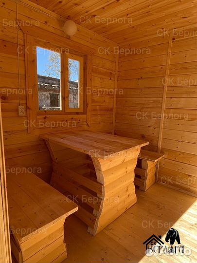 Баня под ключ / Брусовая / Мобильная