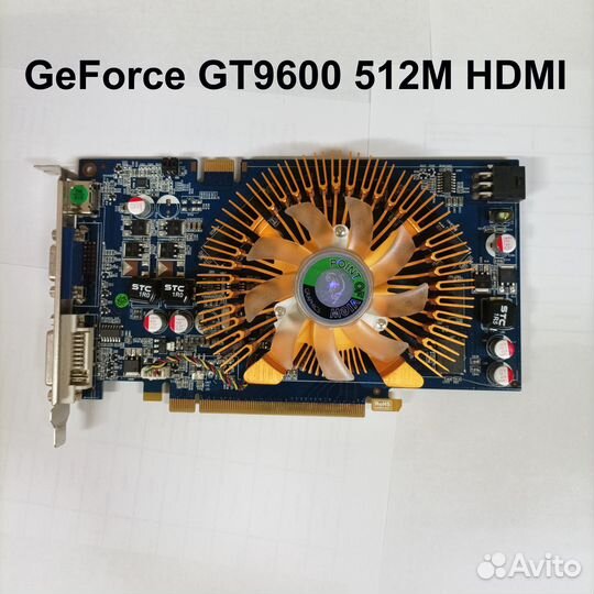 Видеокарта GT 9600 512Mb hdmi