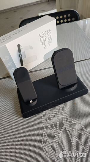 Зарядная станция 4в1 для iPhone и Android