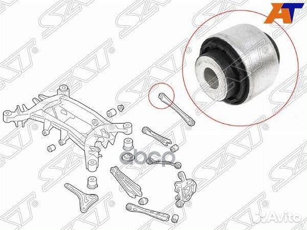 Сайлентблок задней тяги BMW X3 F25 09- ST-33326