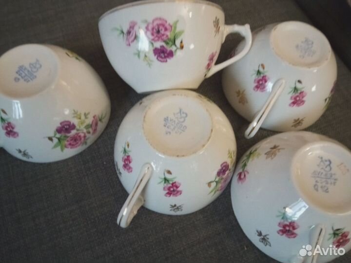 Чашки чайные Дулево