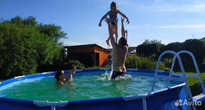 Каркасный бассейн intex