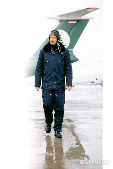 Летный синий комбинезон