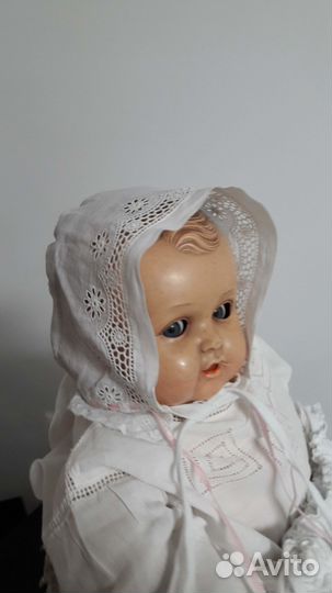 Старинный детский чепчик для антикварной куклы