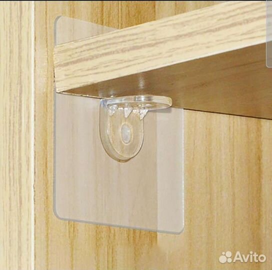 Держатели для полок самоклеящиеся