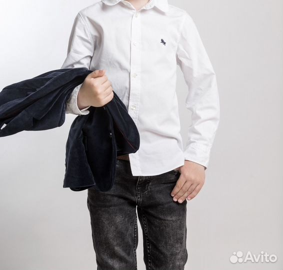 Рубашка белая HM мальчик