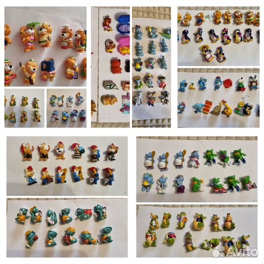 Киндер 90х акулы, бегемотики, слоны и другие