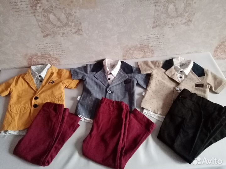 Костюмы, тройки на 2-3 года