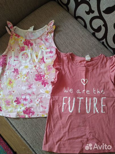 Платье, лосины для девочки 4-5 лет, 110