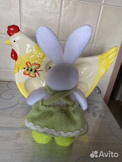 Подставка для пасхальных яиц, пасхальный заяц