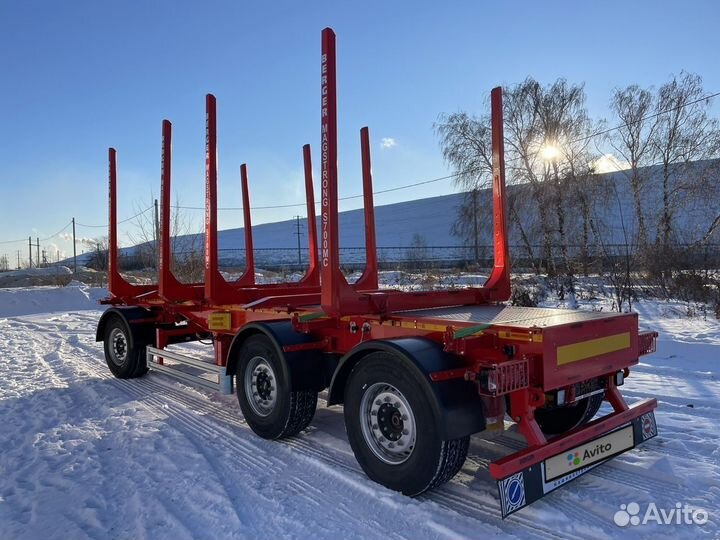 Прицеп лесовоз (сортиментовоз) Berger 8853-0000030-02, 2023