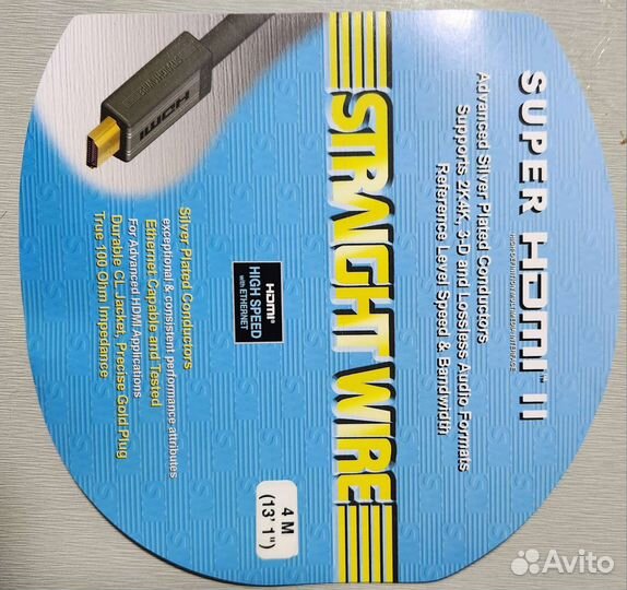 Hdmi-кабель Straight Wire Super hdmi II 1.4 4.0 m