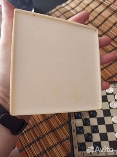 Шашки магнитные дорожные