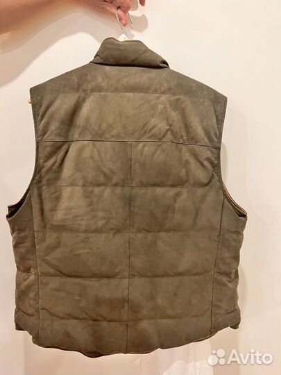 Brunello cucinelli.Жилетка двухсторонняя XL