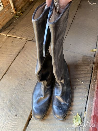 Сапоги офицерские хромовые