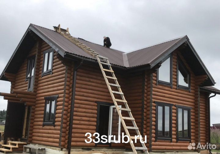 Срубы. Дома из бревна ручной рубки