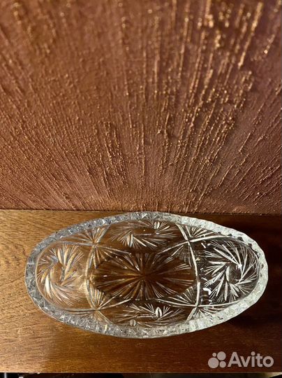 Ваза для конфет СССР винтаж стекло