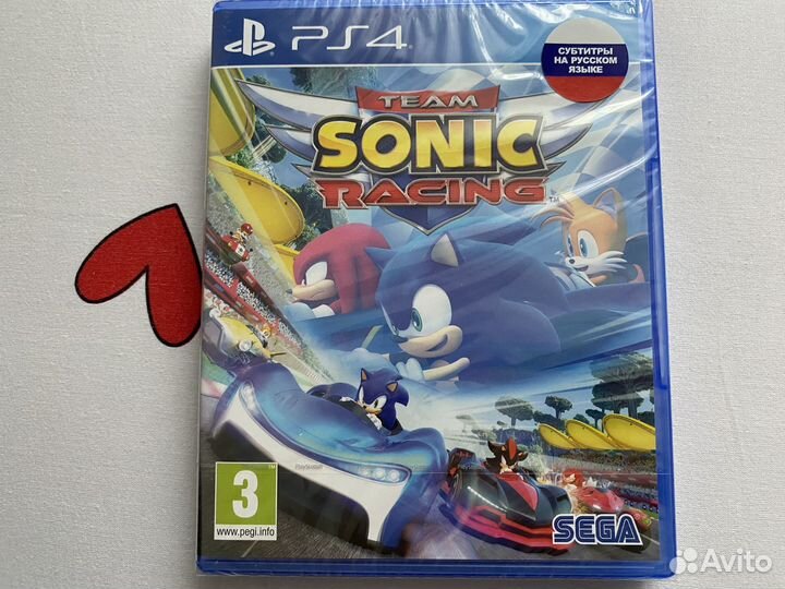 Team Sonic Racing PS4 (Новый Диск, Русские Субы)