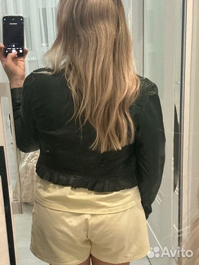 Куртка кожаная женская