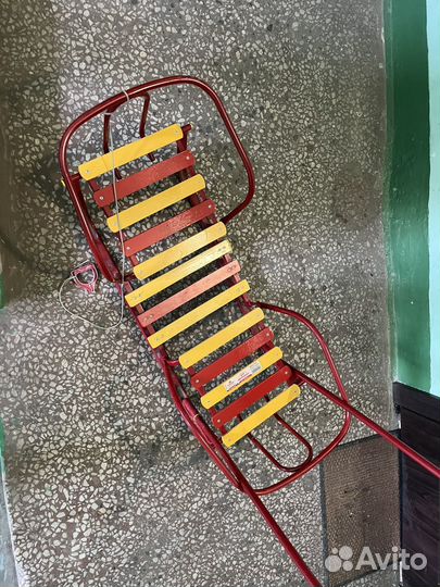 Детские зимние санки для двойни