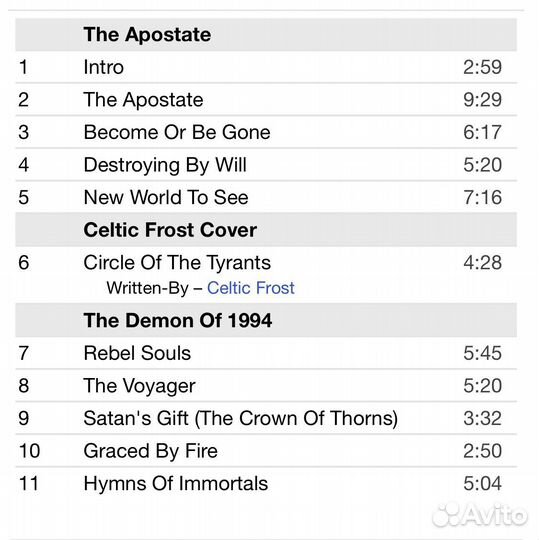 Luciferion - The Apostate CD France