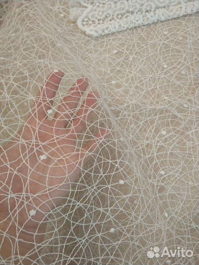 Занавеска тюль новая 5.10*2.63