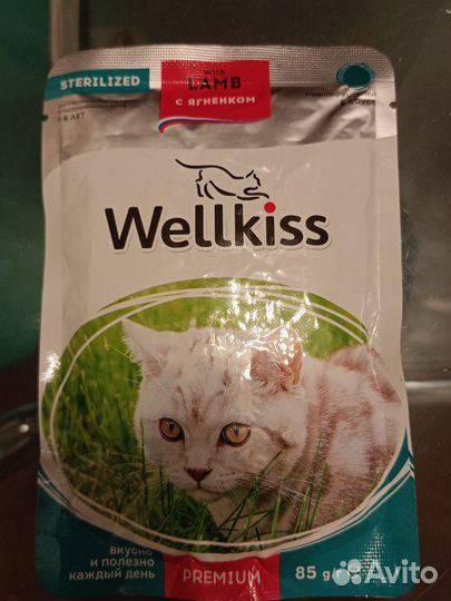 Влажный корм для кошек - Wellkiss