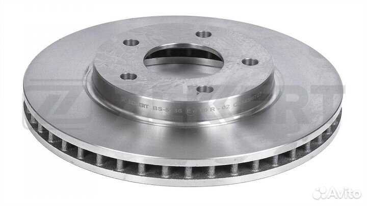 Диск торм. перед. Mitsubishi Lancer VII viii 07- ASX 10- Dodge Caliber 06