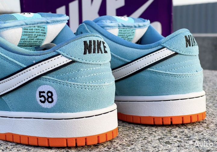 Кроссовки Nike Sb dunk low club 58 gulf