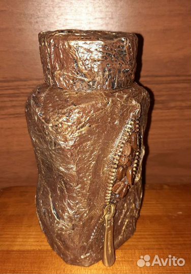 Банка для кофе. Ручная работа