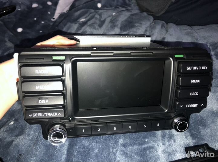 Новая штатная магнитола KIA RIO