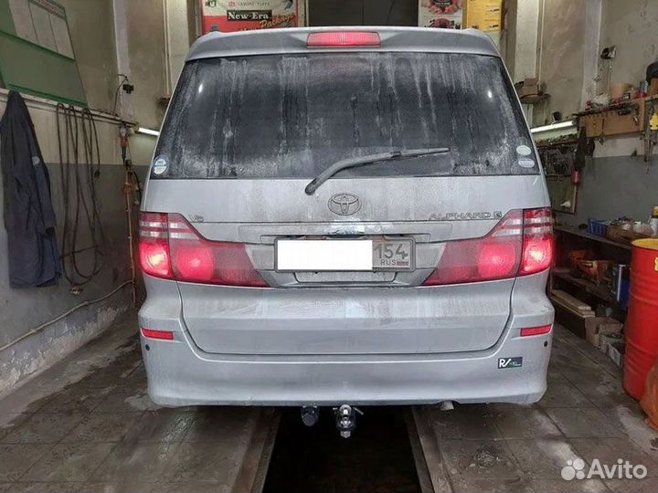 Фаркоп под квадрат Toyota Estima II R10, R30, R40
