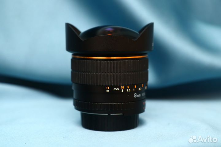 Для Nikon Samyang 8mm f/3.5 рыбий глаз фишай