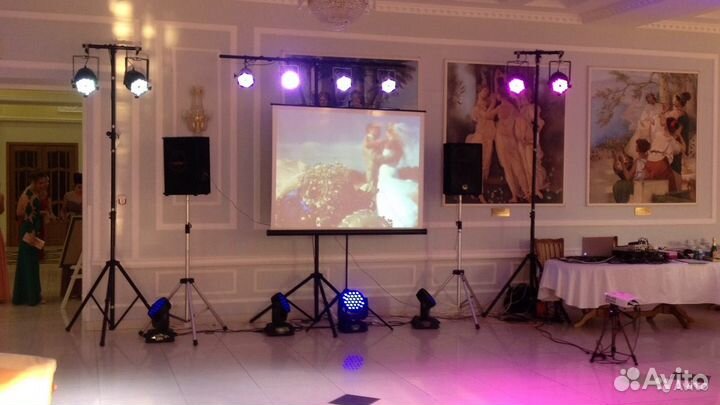 Аренда проектора света, звука и шоу
