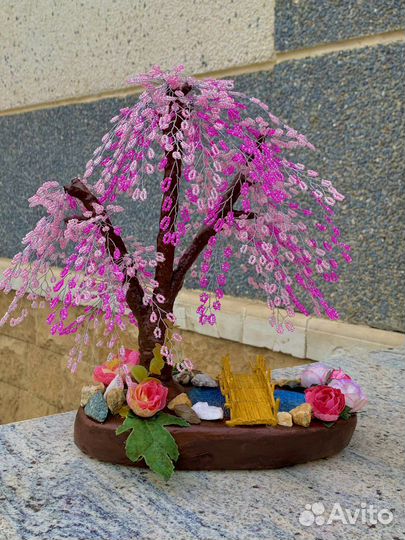 Сакура из бисера