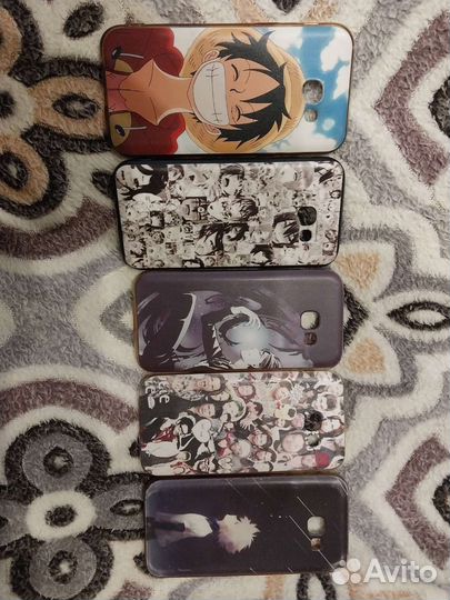 Чехол samsung galaxy a5 2017 (аниме/Рик и Морти)