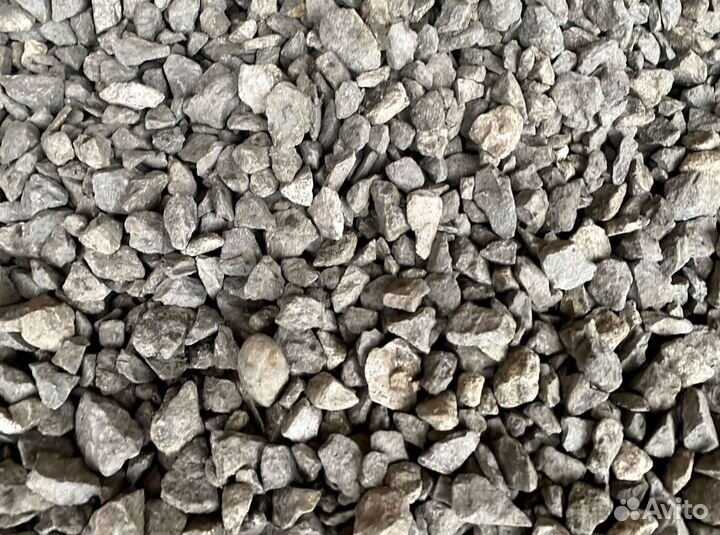 Щебень, Песок