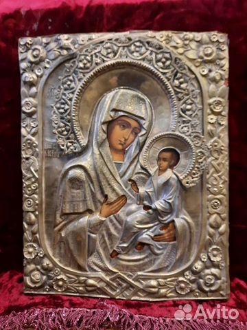 Икона Тихвинская божья матерь