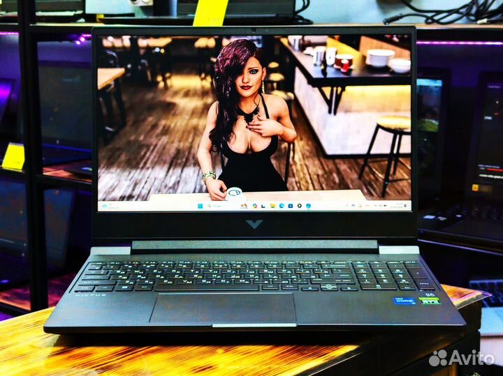 Новейший игровой ноутбук HP Victus. 12 ядер/RTX