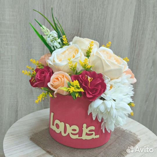 Мыльные розы букет