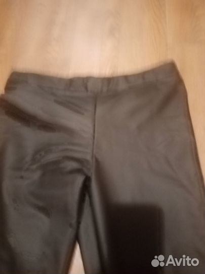 Кожаные штаны женские