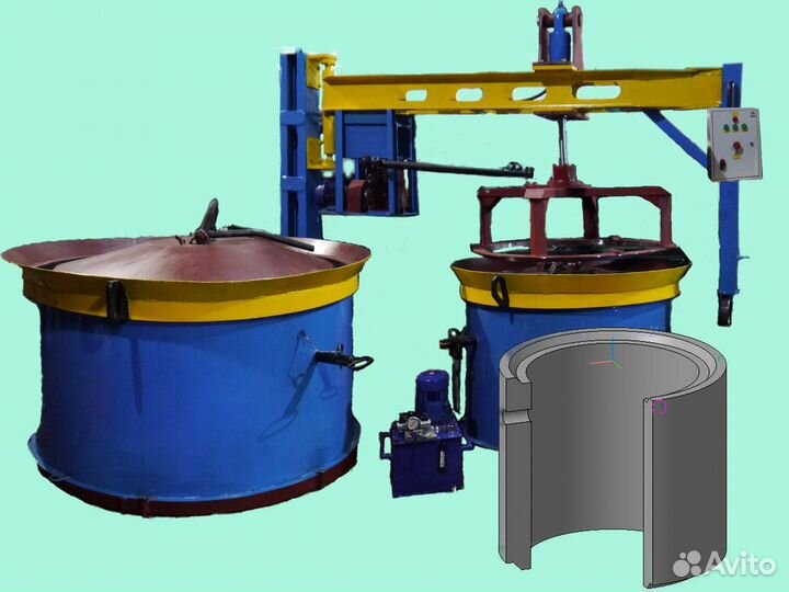 Виброустановка для ж/б колец (документация)