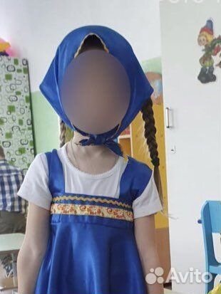 Детский сарафан, маша и медведь, русский народный