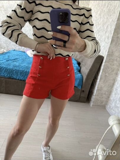 Твидовые шорты